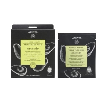 АПИВИТА ЕКСПРЕСНА КРАСОТА Шийт маска с авокадо 6х10 мл. цена