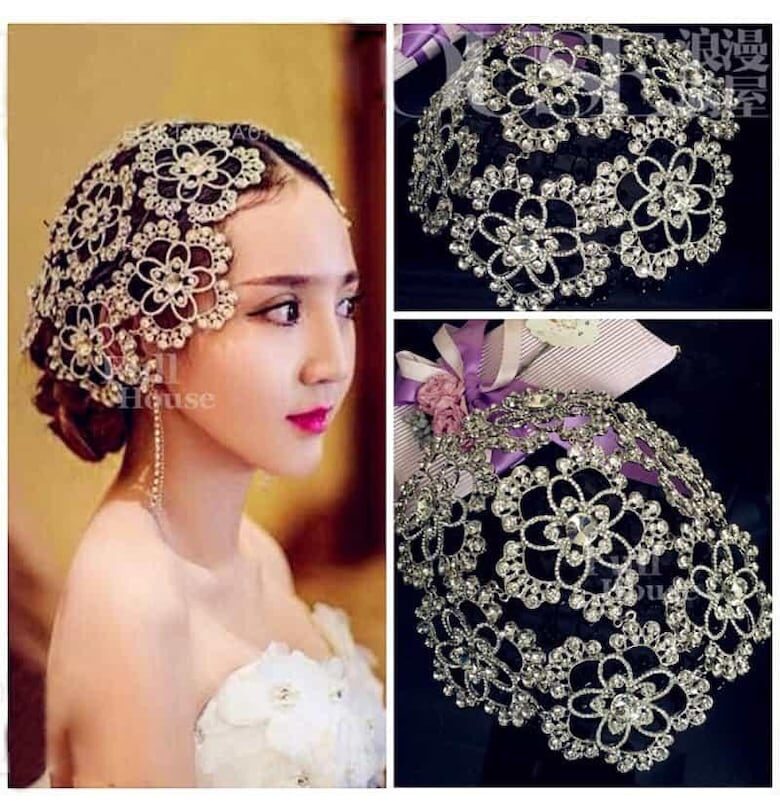 Аксесоар за коса Magarethe -  метална сплав - сребро Pursehuit