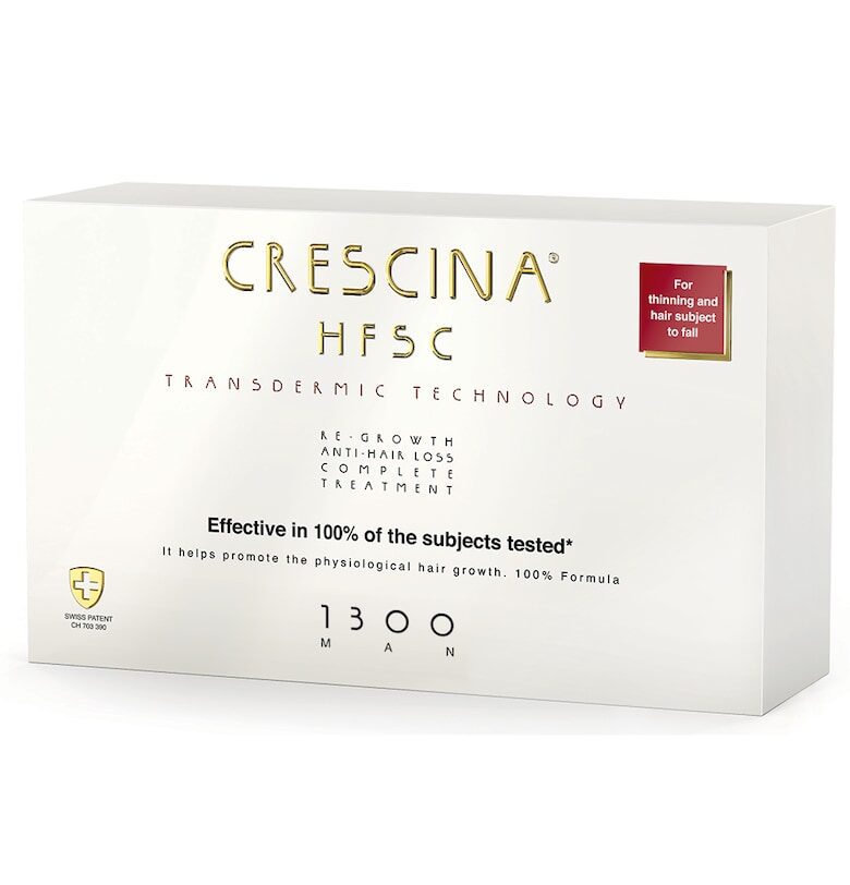 Ампули против косопад  Transdermic мъжки 10+10 ампули - HFSC 1300 Crescina
