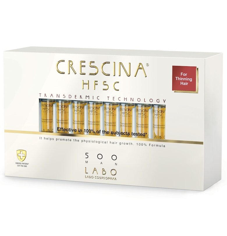 Ампули против косопад  Transdermic мъжки 20 ампули - HFSC 500 Crescina