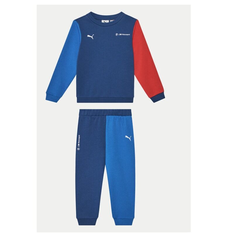 Анцуг за момче -  304576676 - Памук/Рециклиран полиестер - Син - Син Puma