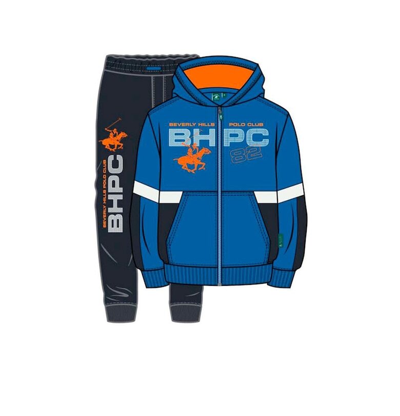 Анцуг за момчета  7635T00020 - Кралско Синьо Beverly Hills Polo Club