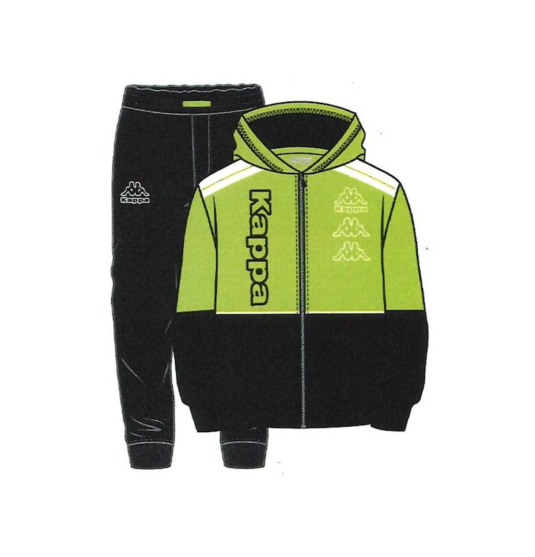 Анцуг за момчета  8055T00005 - Лайм зелено Kappa