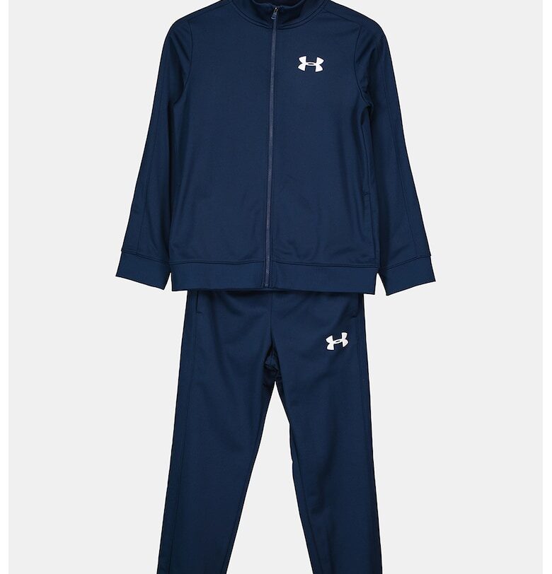 Анцуг с цип и лого - за фитнес Knit - Бял/Тъмносин Under Armour