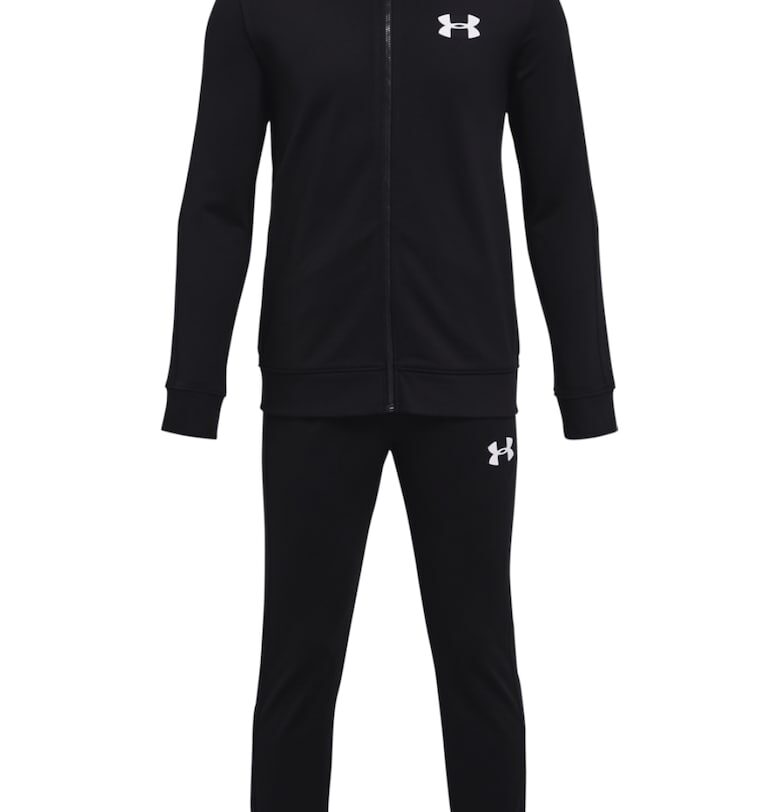 Анцуг с цип и лого - за фитнес Knit - Бял/Черен Under Armour