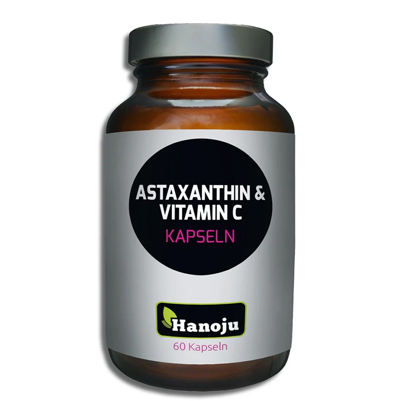 Астаксантин 8 mg + Витамин C 500 mg – Клетъчна защита и антиоксидантна подкрепа
