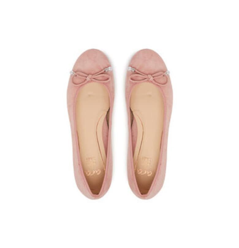 Балерини  12-31324-69 - Естествена кожа - Розов - Розово Ara