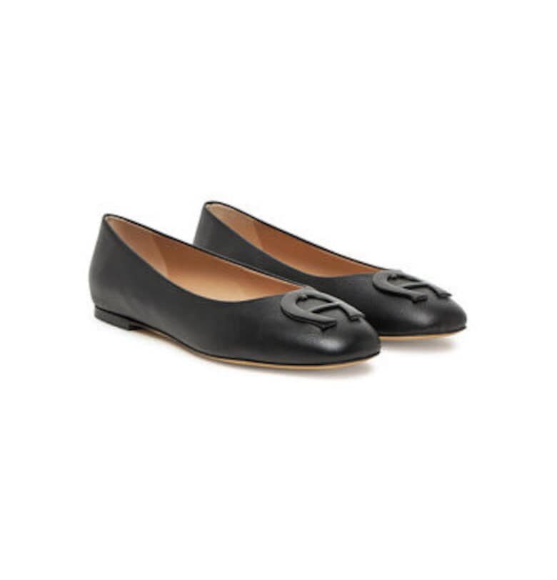 Балерини  1251300 - Естествена кожа - Черни Aigner