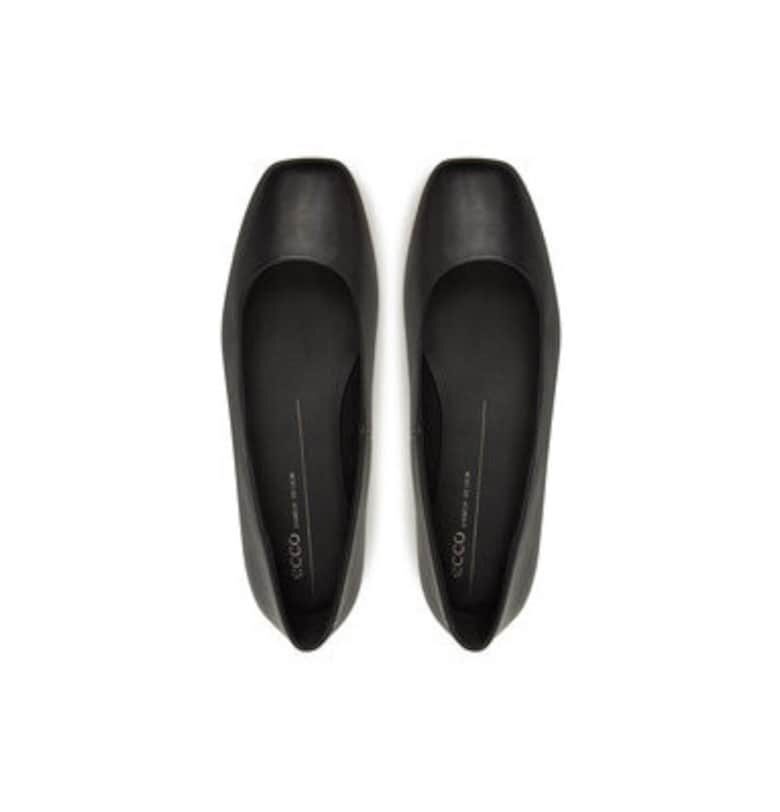 Балерини  23432301001 - Естествена кожа - 37 EU - Черни Ecco