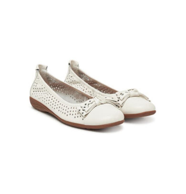 Балерини  74824 - Естествена кожа - Бели - Бял Josef Seibel