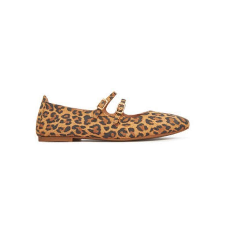 Балерини  BERLEY_25_LKD - Естествена кожа - Кафяв Unisa