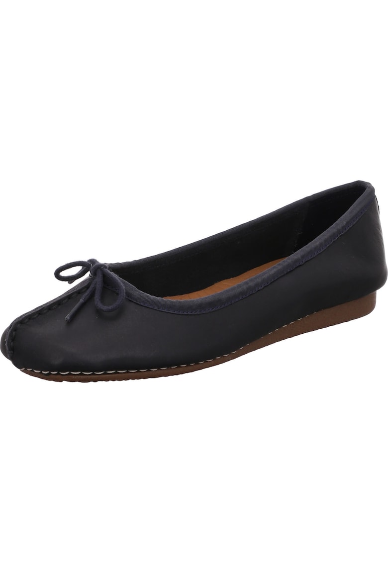 Балеринки FRECKLE ICE - кожа/гума - Тъмносин Clarks