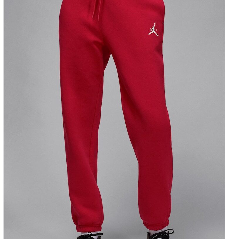 Баскетболен панталон с джобове встрани - Червен/Бял Nike