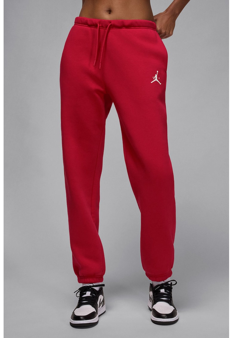 Баскетболен панталон с джобове встрани - Червен/Бял Nike