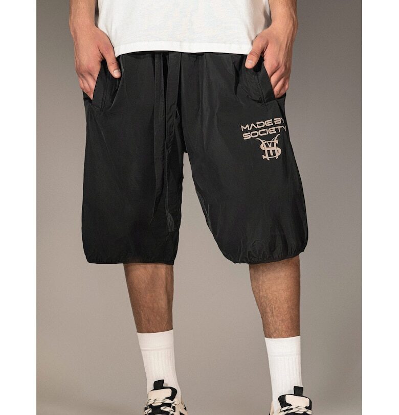 Бермуди Ежедневни Произведено от Society - B15613 - Черен Made By Society