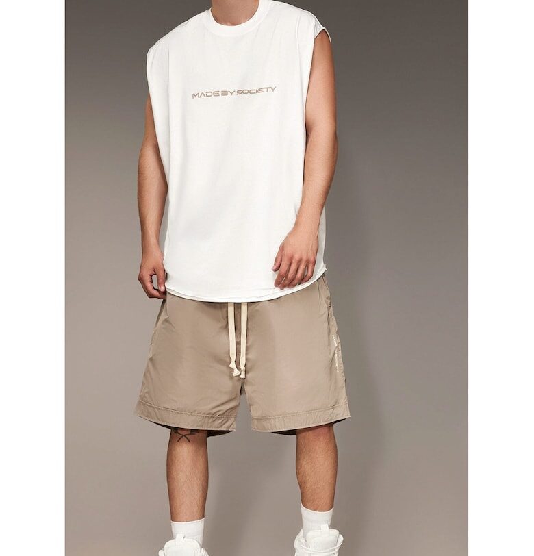 Бермуди Произведено от Society" - B16469 - Бежов" Made By Society