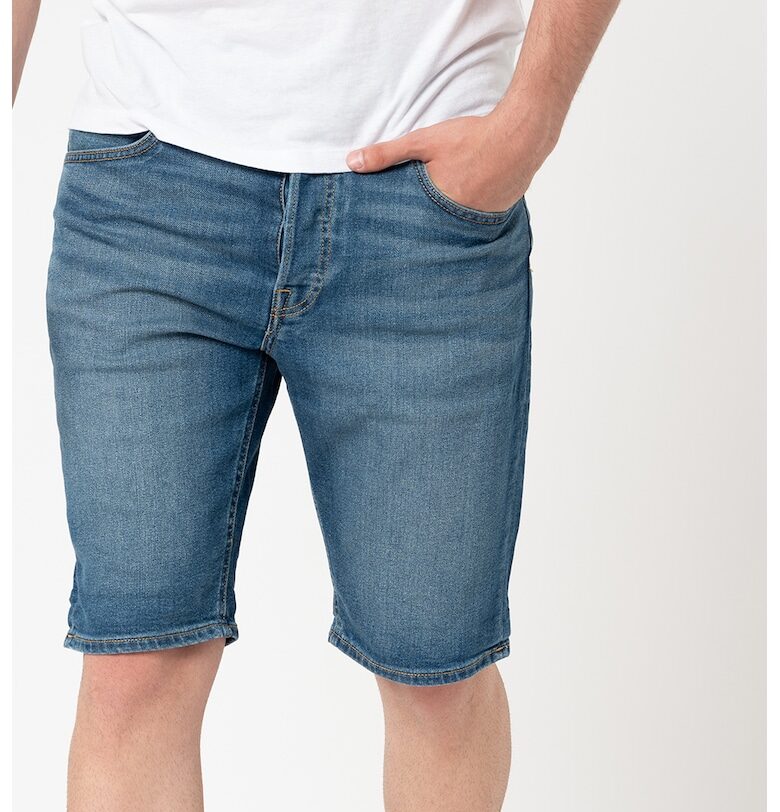 Бермуди от деним с 5 джоба Lee