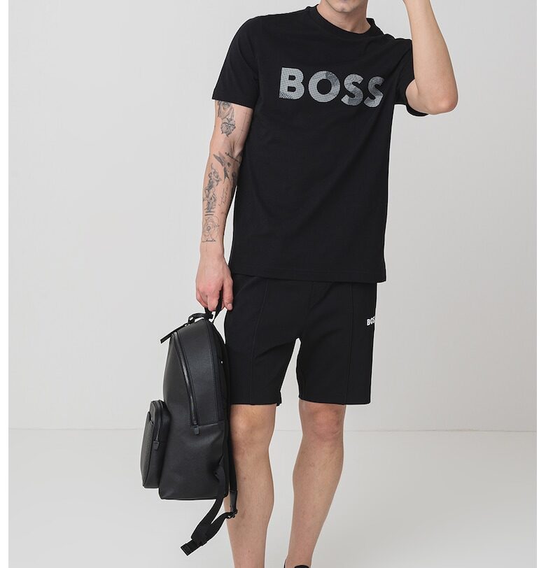 Бермуди с лого - Черен BOSS
