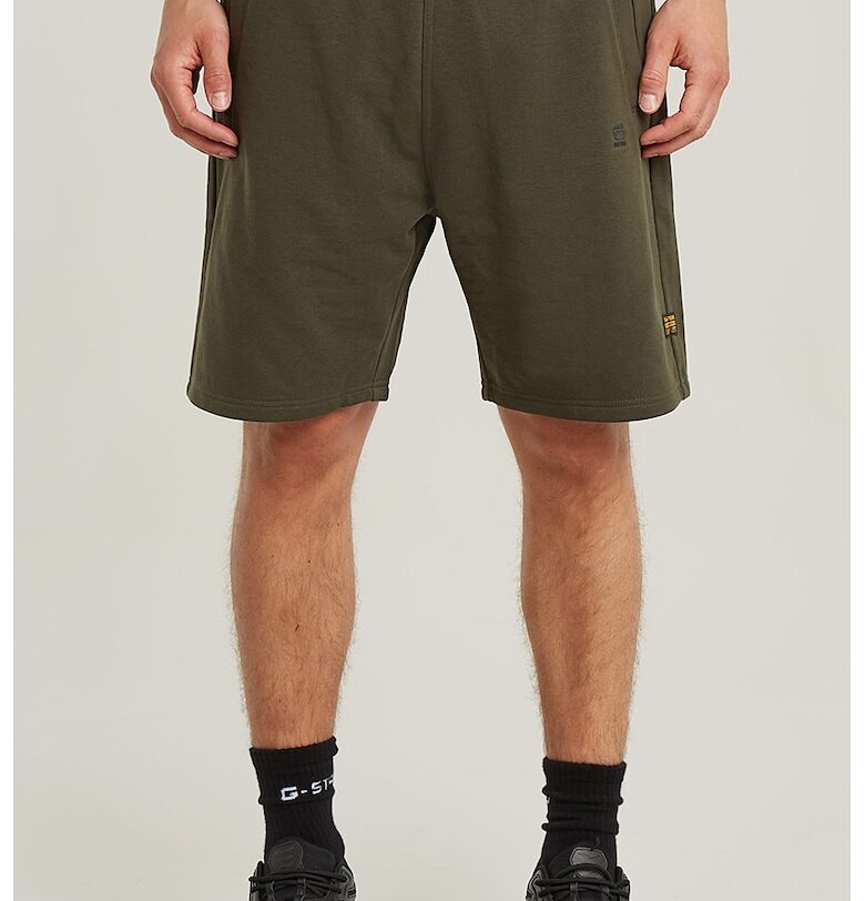 Бермуди с органичен памук - Маслинено зелено G-STAR