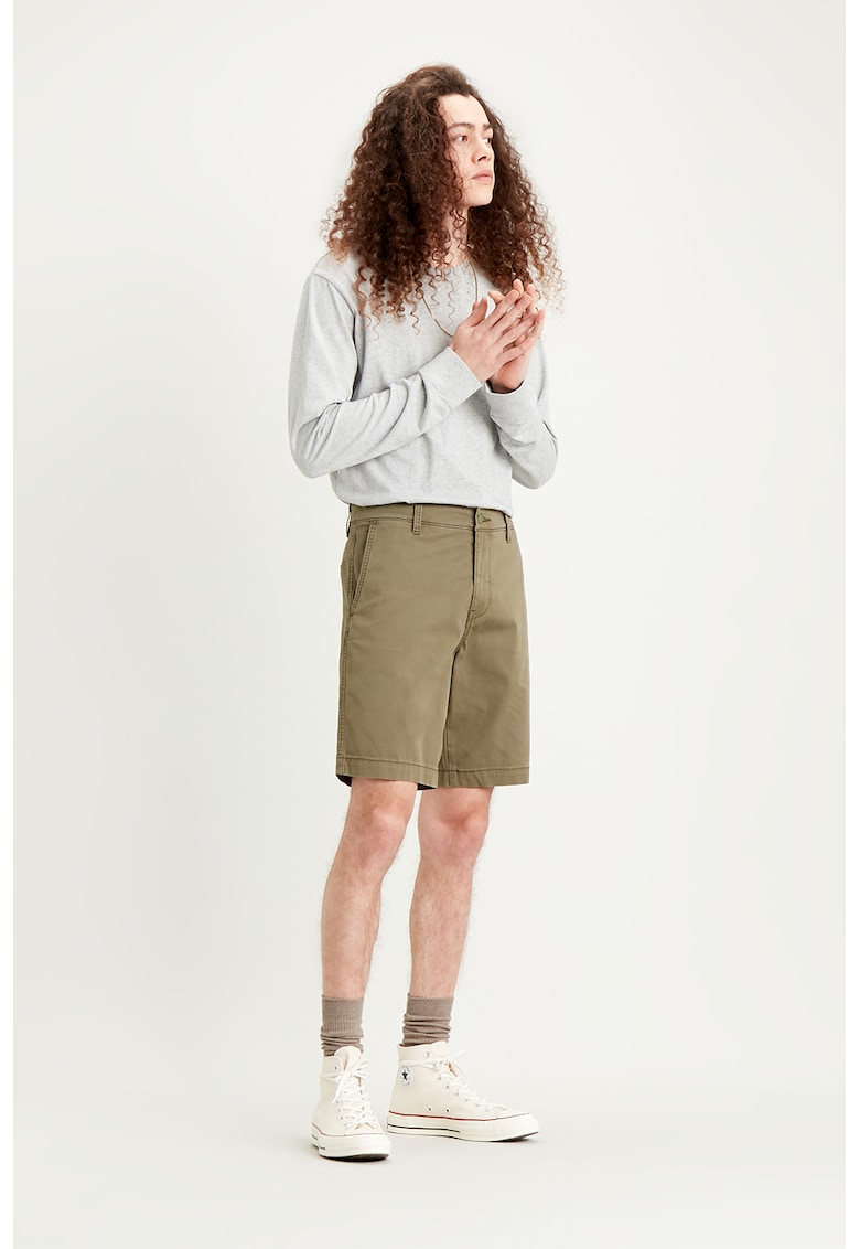 Бермуди чино със средна талия - Кафяв Levis