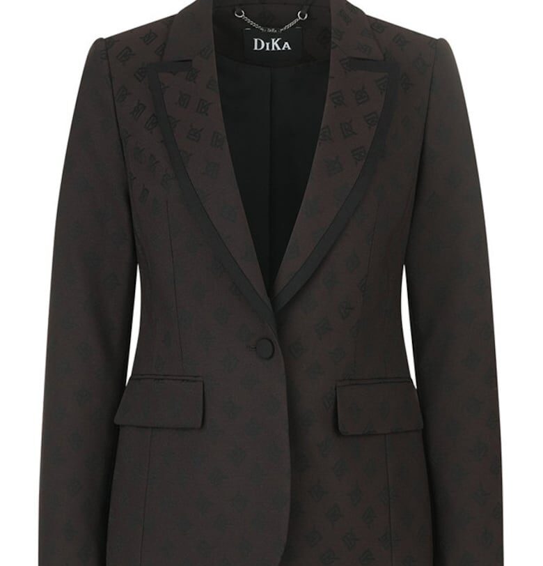 Блейзър с лого принт DiKa