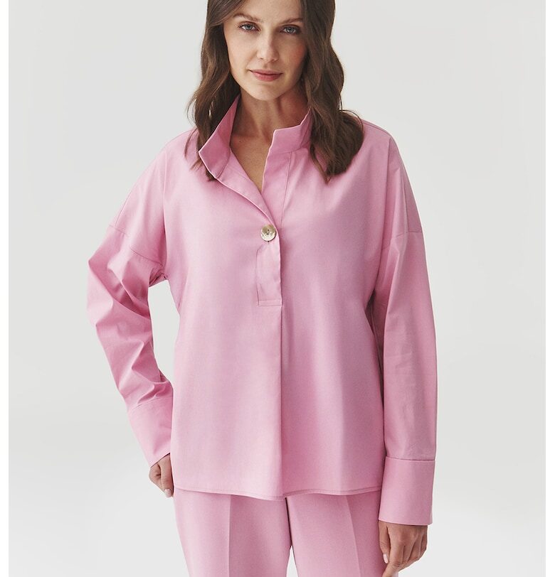 Блуза Lotari с памук - Пастелнорозов Tatuum