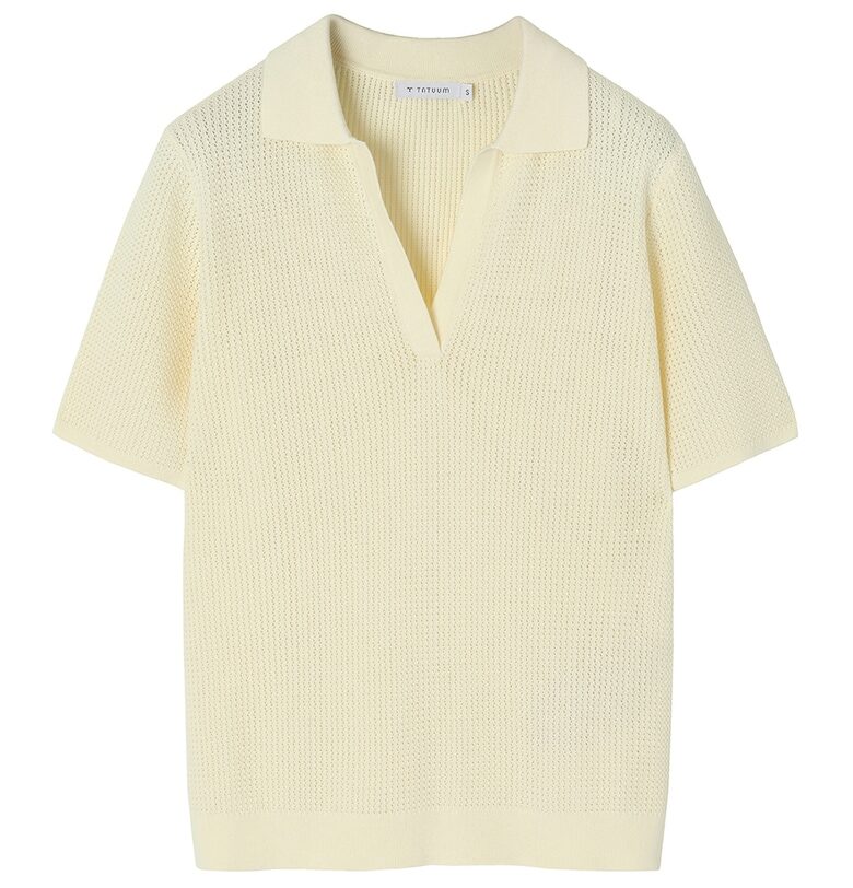 Блуза Sonar с коприна - Бежов Tatuum