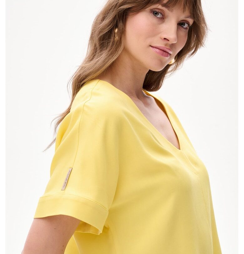 Блуза Texo с V-образно деколте blue shadow