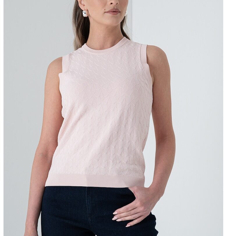 Блуза без ръкави - Розова сьомга ARMANI EXCHANGE