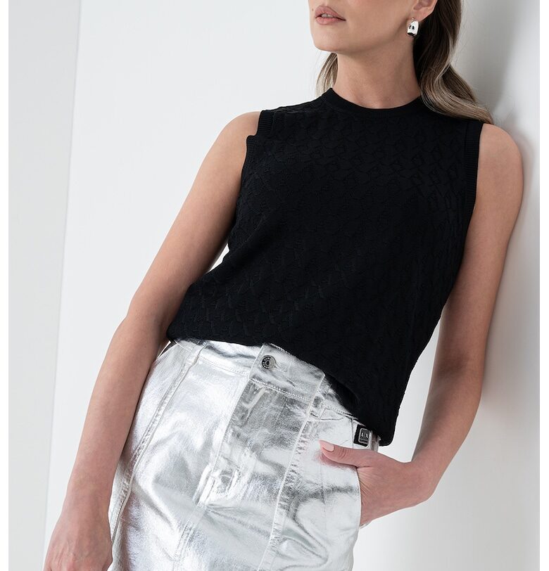 Блуза без ръкави - Черен ARMANI EXCHANGE