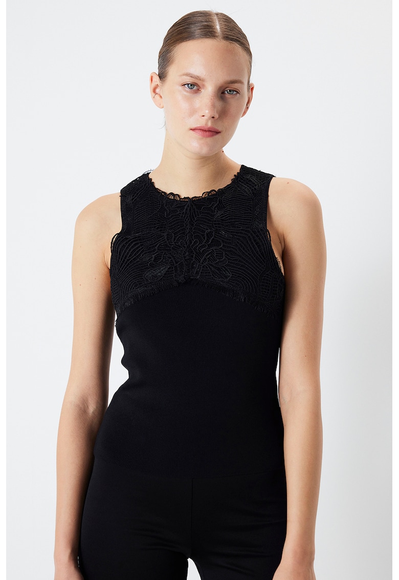 Блуза без ръкави - Черен Ipekyol