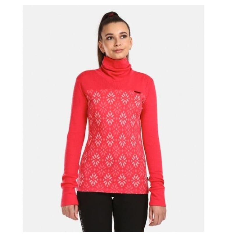 Блуза боди от мериносова вълна -  Jannu - Pink KILPI