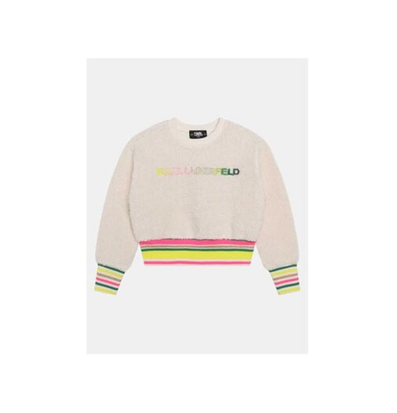 Блуза за момиче -  Полиестер - Бял KARL LAGERFELD KIDS