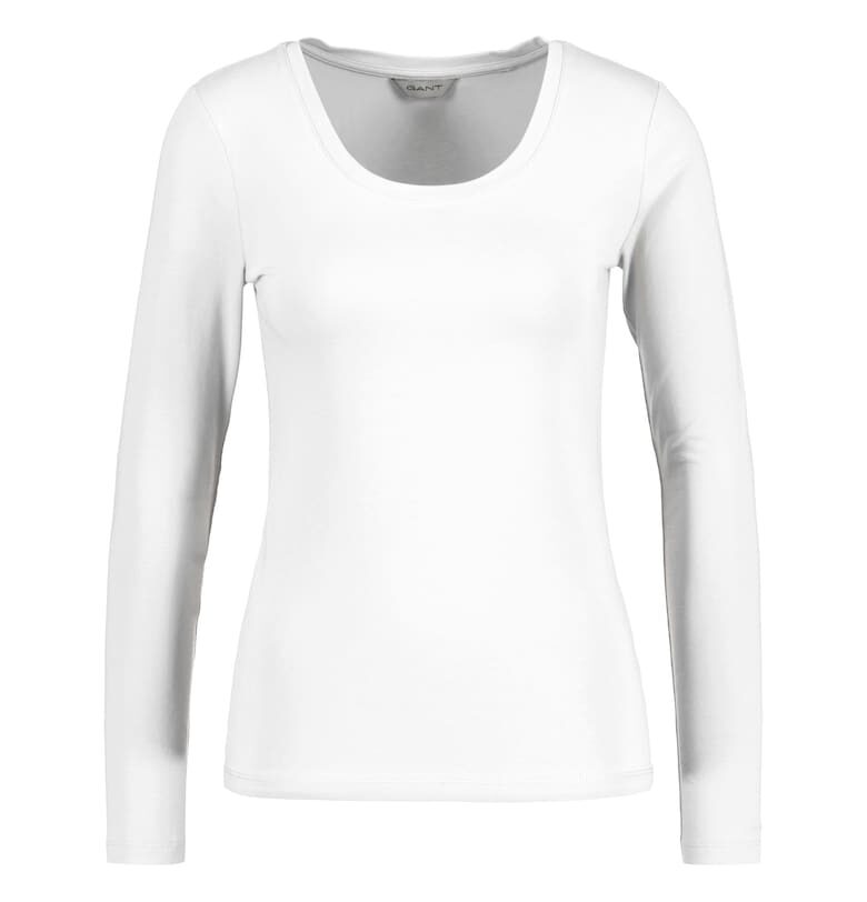 Блуза по тялото - Бял Gant