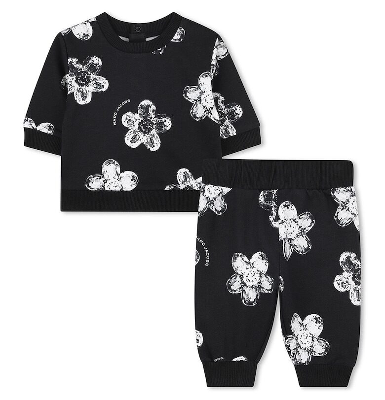 Блуза с десен и панталон - 2 части - Бял/Черен Marc Jacobs