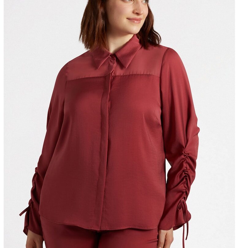 Блуза с копчета - Червен Fiorella Rubino