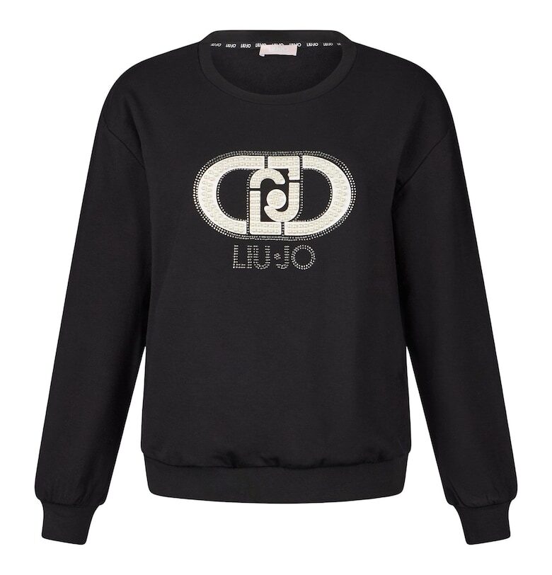 Блуза с овално деколте - Черен Liu Jo