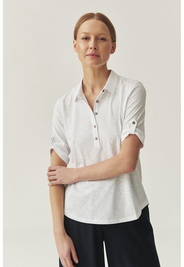 Блуза с регулируеми ръкави - Бял Tatuum