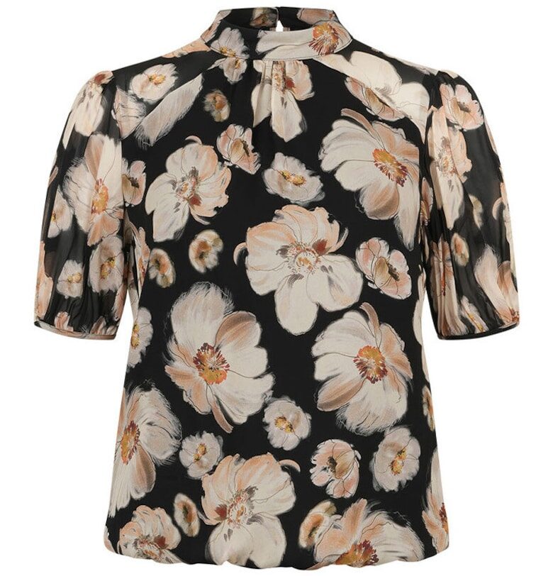 Блуза с флорален десен DiKa