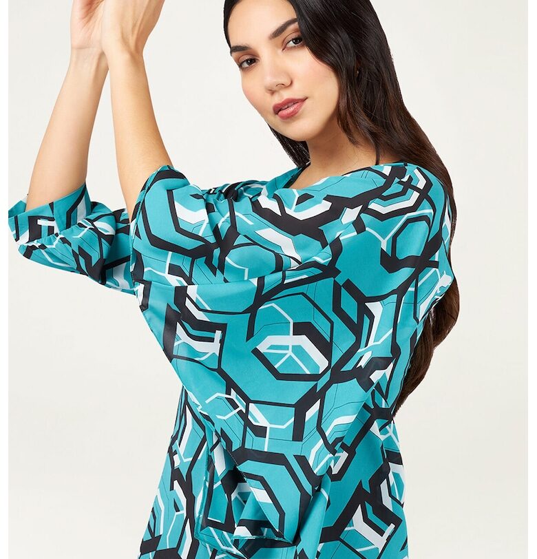 Блуза с шарки и среднодълги ръкави Oltre