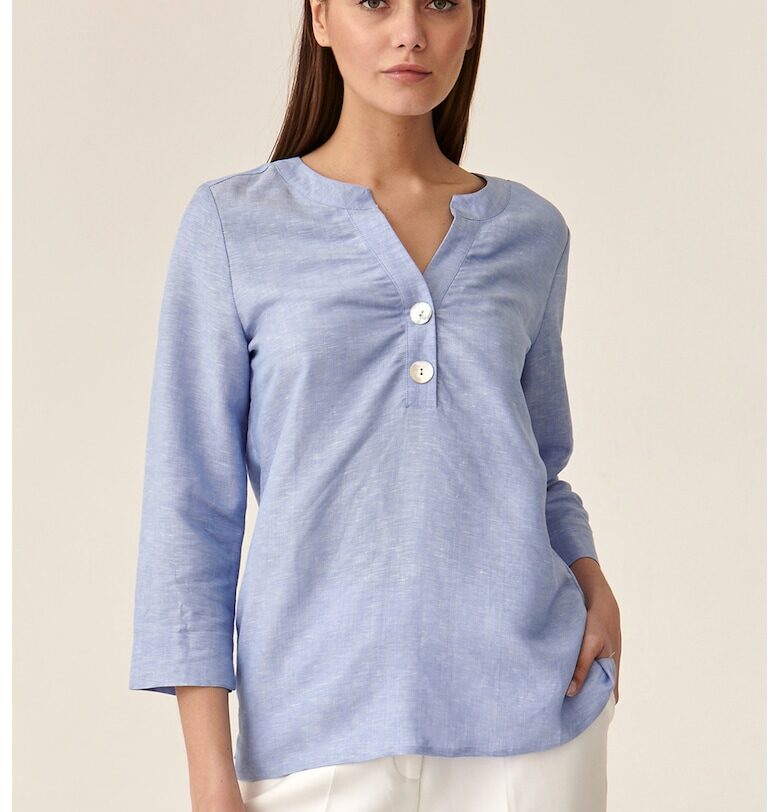 Блуза тип туника с лен Tatuum