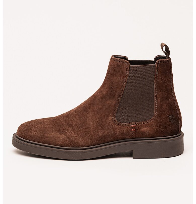 Боти Chelsea от велур - Тъмнокафяв Lumberjack