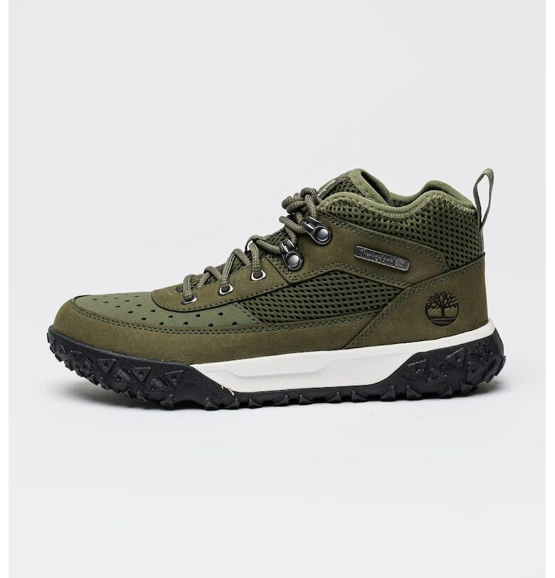 Боти Greenstride Motion 6 Mid с велур - Тъмно каки Timberland