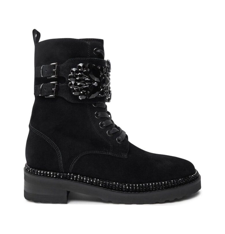 Боти I240858 Черни -  Естествена кожа ALMA EN PENA