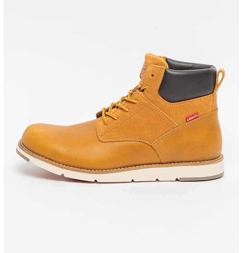 Боти Jax от кожа и велур - Карамел Levis