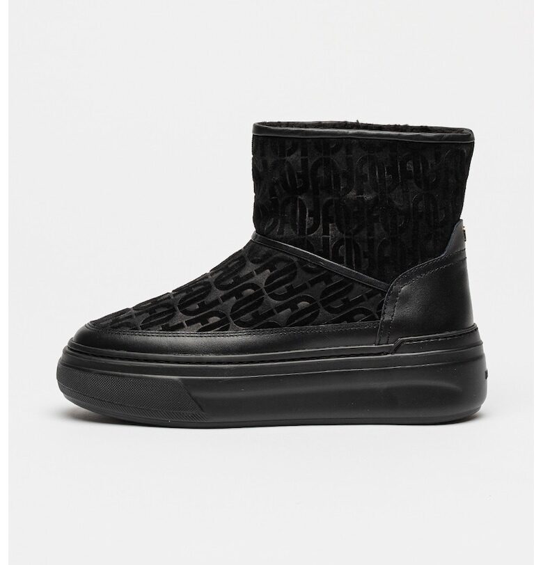 Боти Nuage без закопчаване - Черен/Избеляло черно Furla