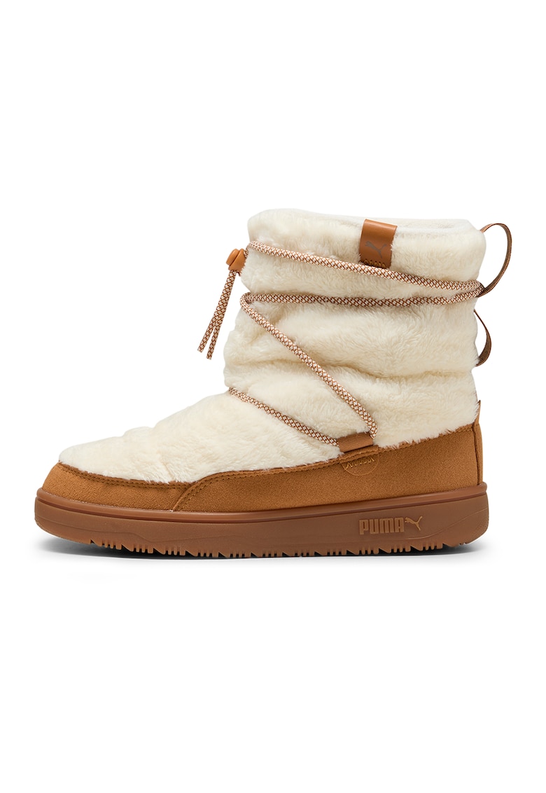 Боти Snowbae с лесно обуване - Слонова кост/Карамел Puma