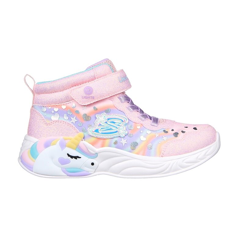 Боти Unicord Dreams-Magic с LED светлини - Розово Skechers