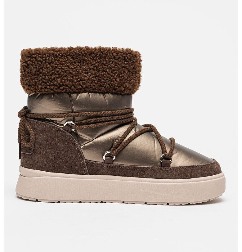 Боти Wolcott с пришито лого - Тъмнокафяв/Бронз Gioseppo