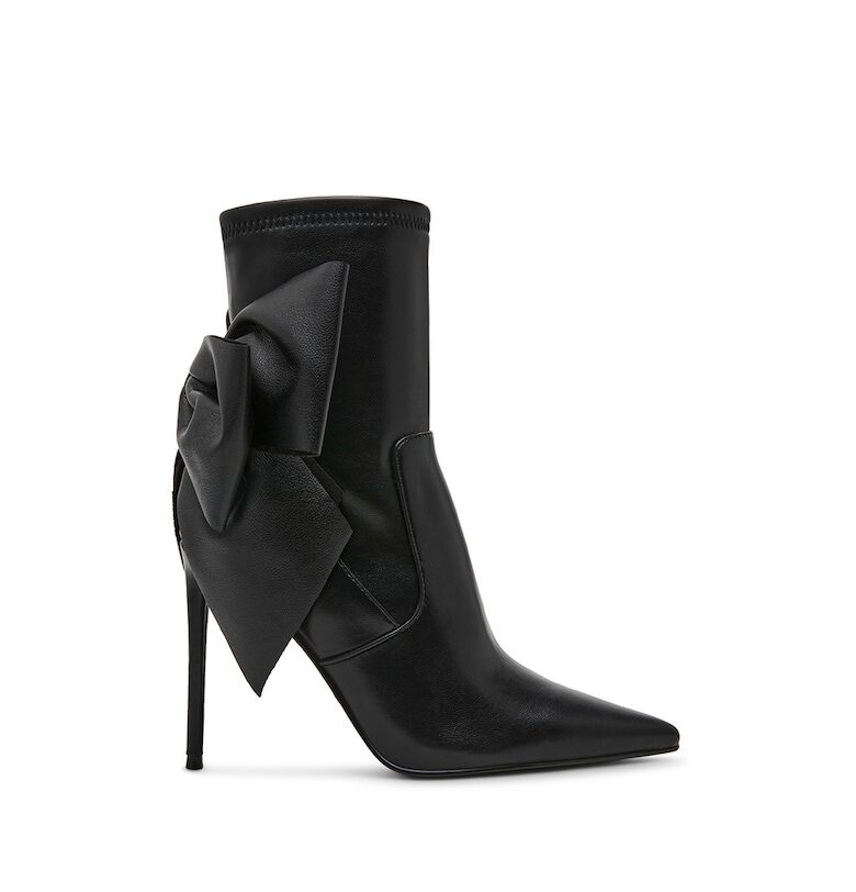 Боти от еко кожа Saline с висок ток - Черен Steve Madden